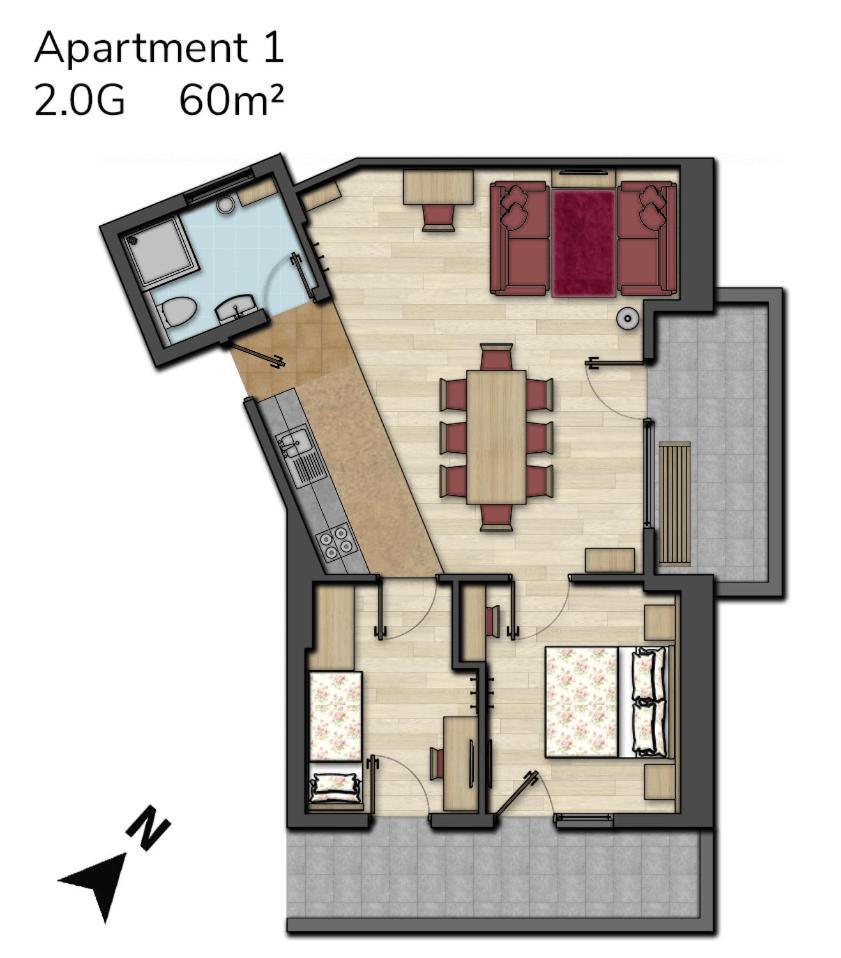 Adamsberg Apartment Galtuer Ngoại thất bức ảnh